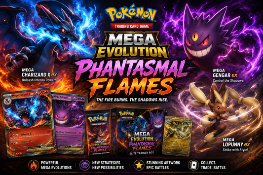Pokémon TCG: Mega Evolution — Phantasmal Flames A Fiery New Chapter