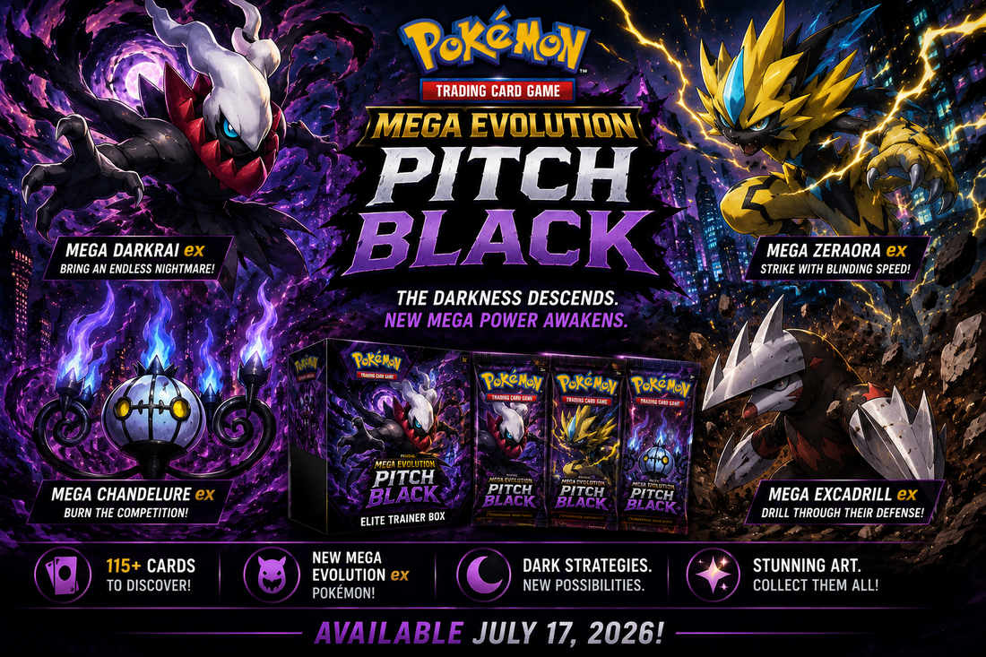 Pokémon TCG: Mega Evolution—Pitch Black — Into the Darkness