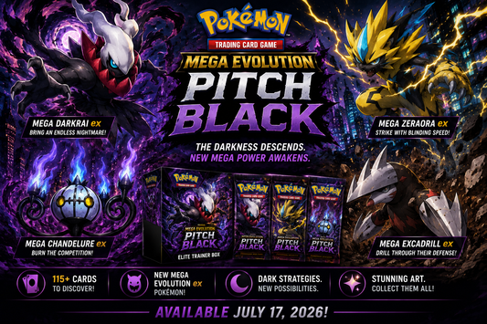 Pokémon TCG: Mega Evolution—Pitch Black — Into the Darkness