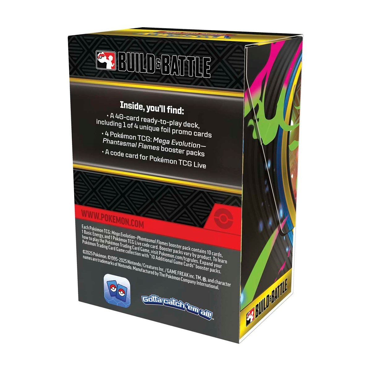 Pokémon TCG: Mega Evolution-Phantasmal Flames Build & Battle Box