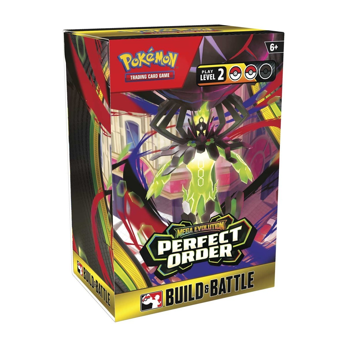 Pokémon TCG: Mega Evolution-Perfect Order Build & Battle Box