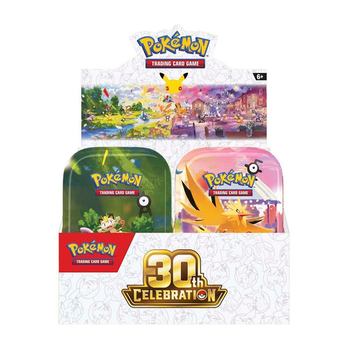 Pokémon TCG: 30th Celebration Mini Tins (10-Pack)