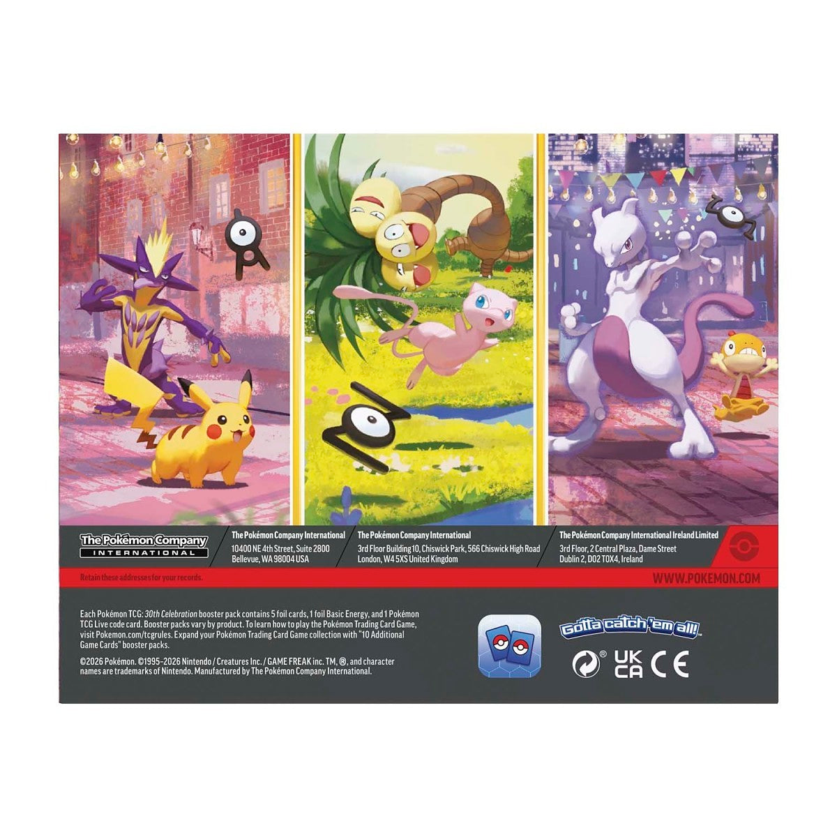 Pokémon TCG: 30th Celebration Mini Tins (10-Pack)