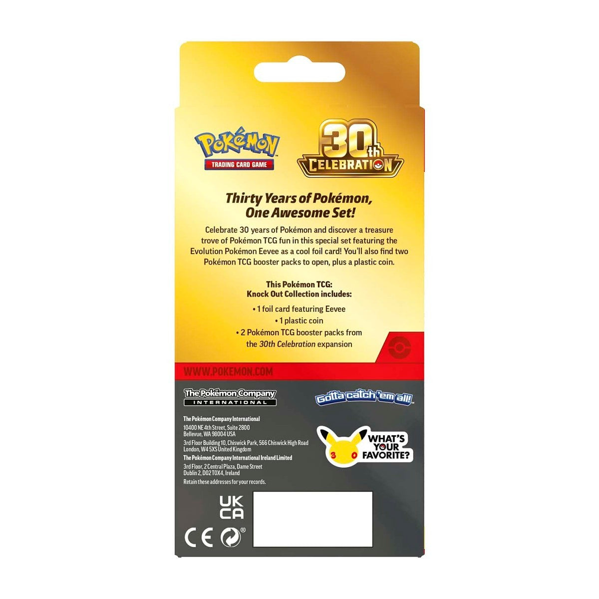 Pokémon TCG: 30th Celebration Knock Out Collection